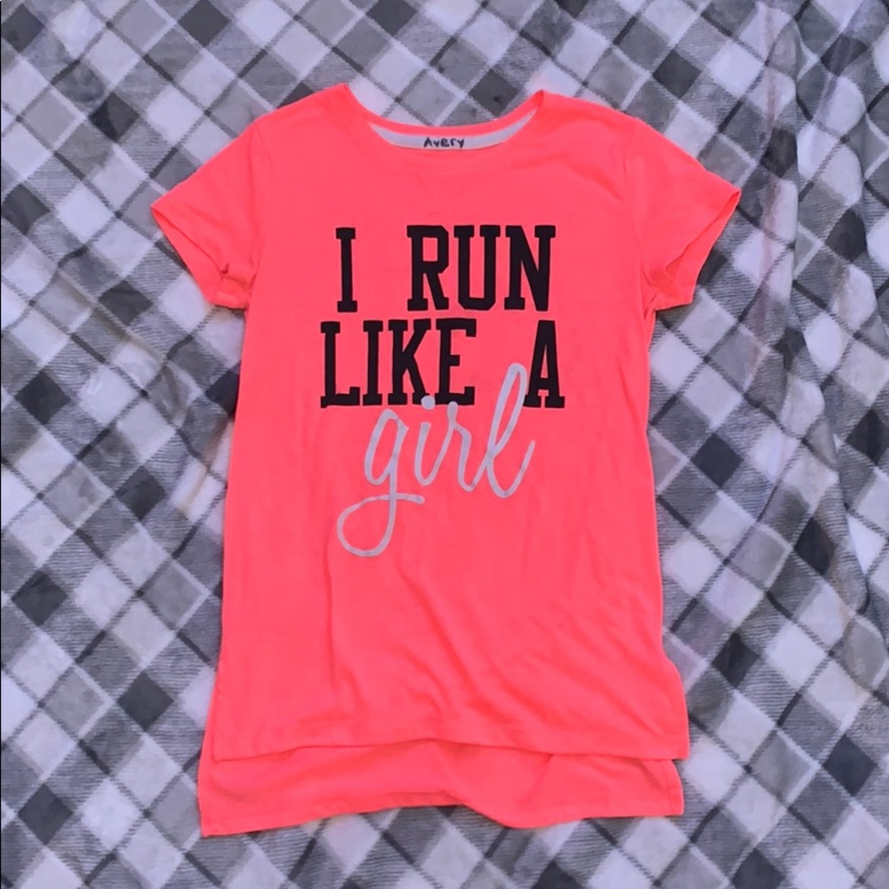 Neon running shirt